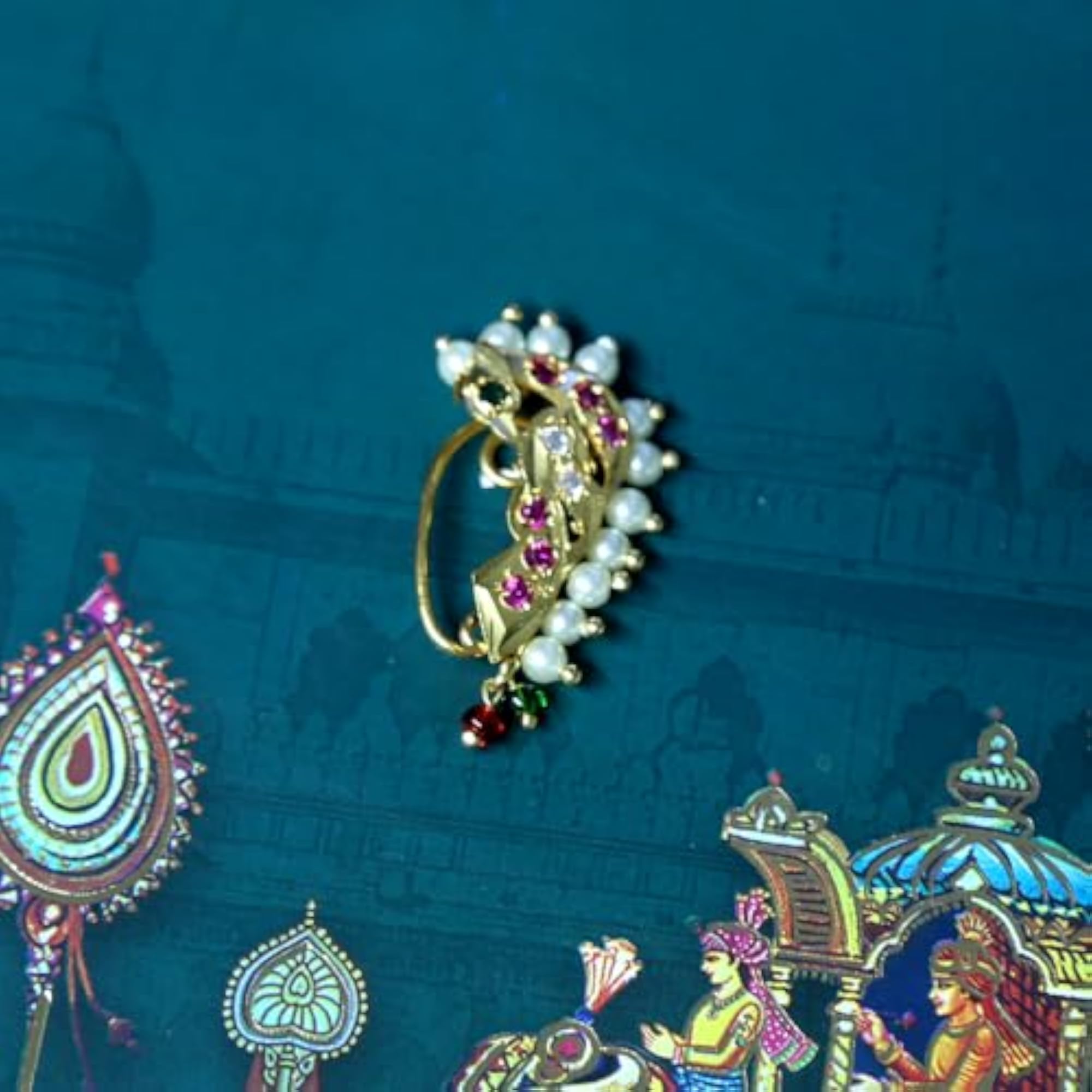 Delicate Golden Finishing Beads Maharashtrian Nath
